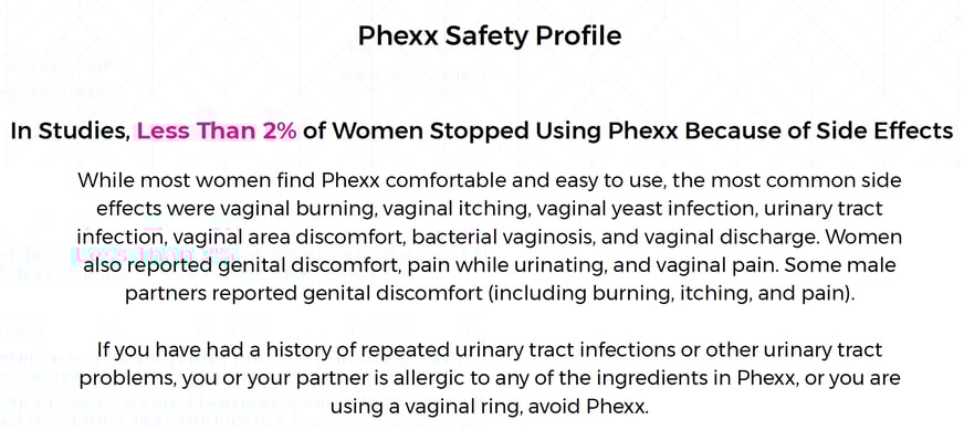 phexx safety profile v2